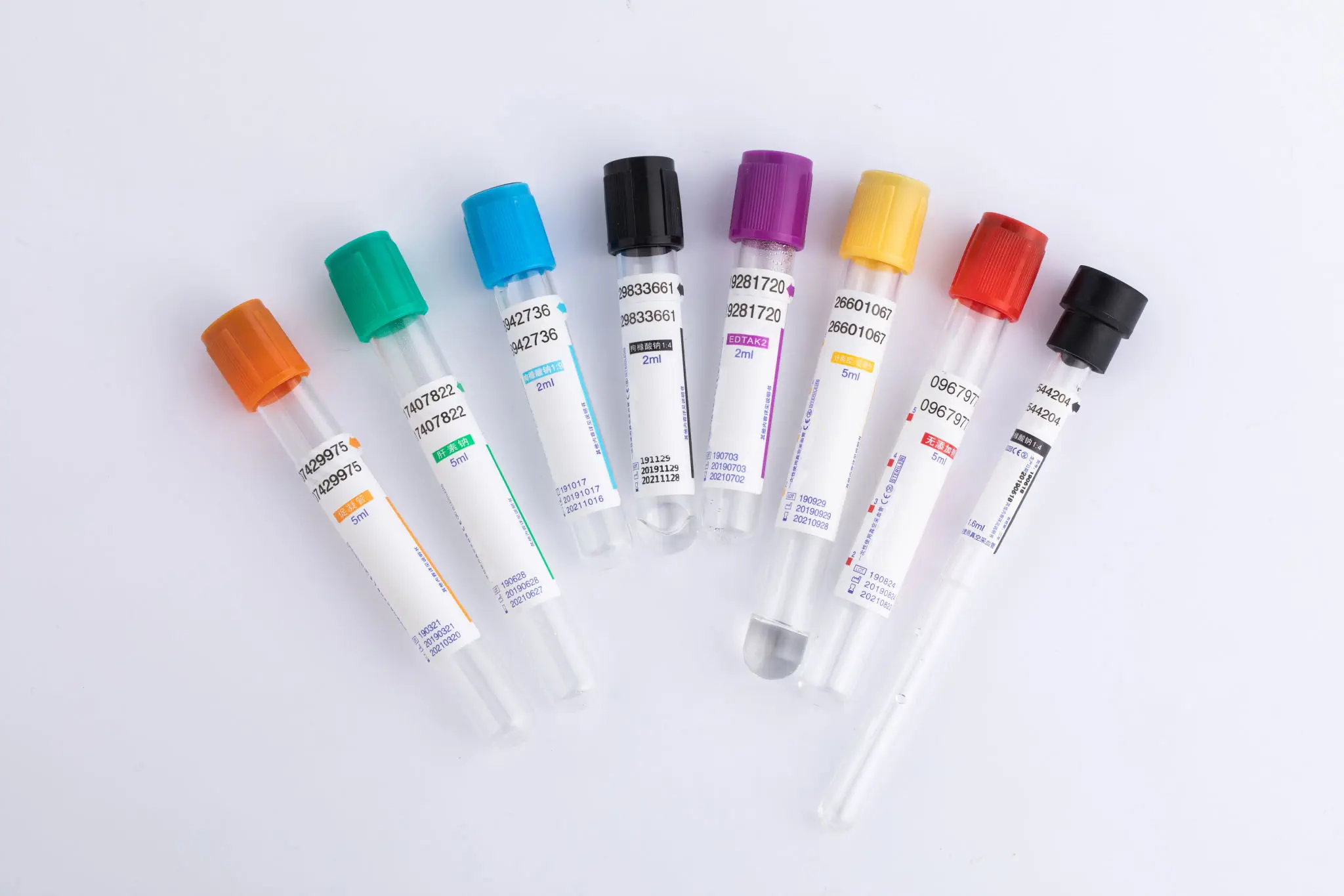 Black Top Sodium Citrate Tube, 2.4 mL